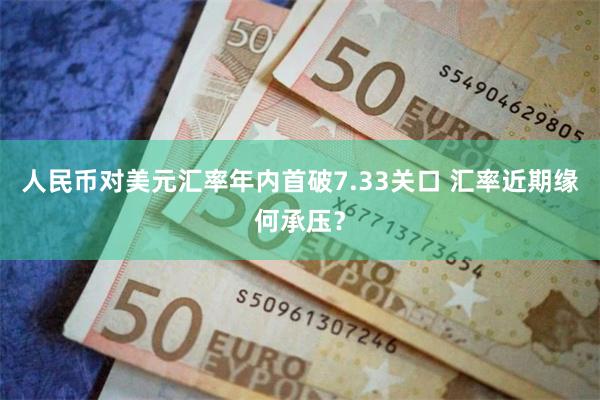 人民币对美元汇率年内首破7.33关口 汇率近期缘何承压？