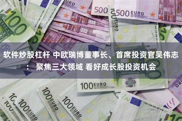 软件炒股杠杆 中欧瑞博董事长、首席投资官吴伟志： 聚焦三大领域 看好成长股投资机会