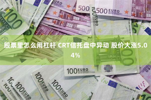 股票里怎么用杠杆 CRT信托盘中异动 股价大涨5.04%