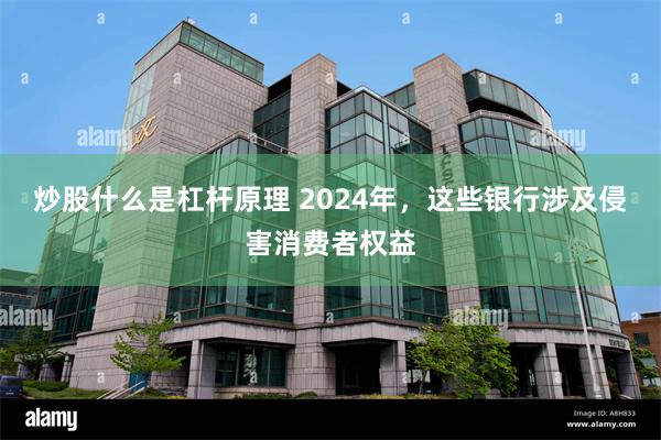 炒股什么是杠杆原理 2024年，这些银行涉及侵害消费者权益